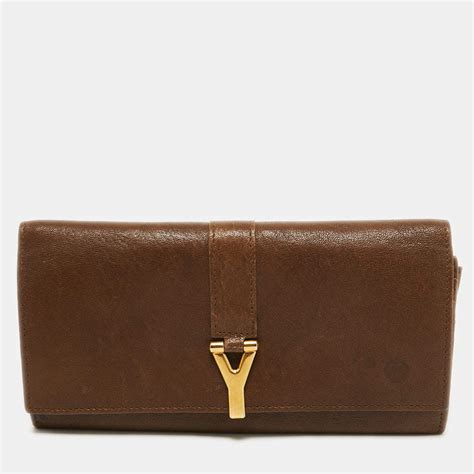 ysl y flap wallet|YSL wallet used.